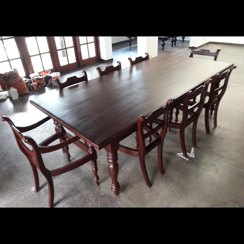 Jackwood Dining Table with eight Chairs Kitchen Table